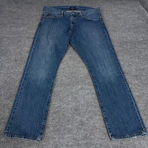 Polo Ralph Lauren Jeans 36x30 Blue Denim Varick Slim Straight Medium Wash